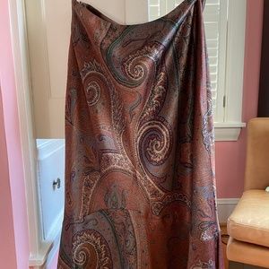 Ralph Lauren Hi-Low Silk Skirt 10